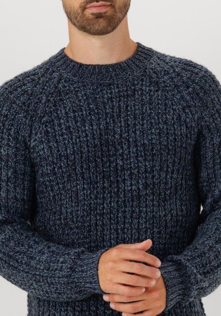 ANERKJENDT Pull AKSUNE STRUCTURE KNIT Bleu foncé - large