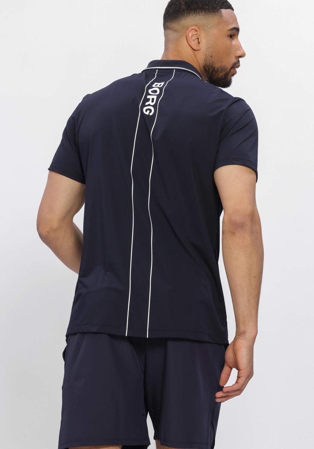 BJORN BORG ACE POLO SHIRT Polos & T-Shirts Bleu fonc&eacute; - large