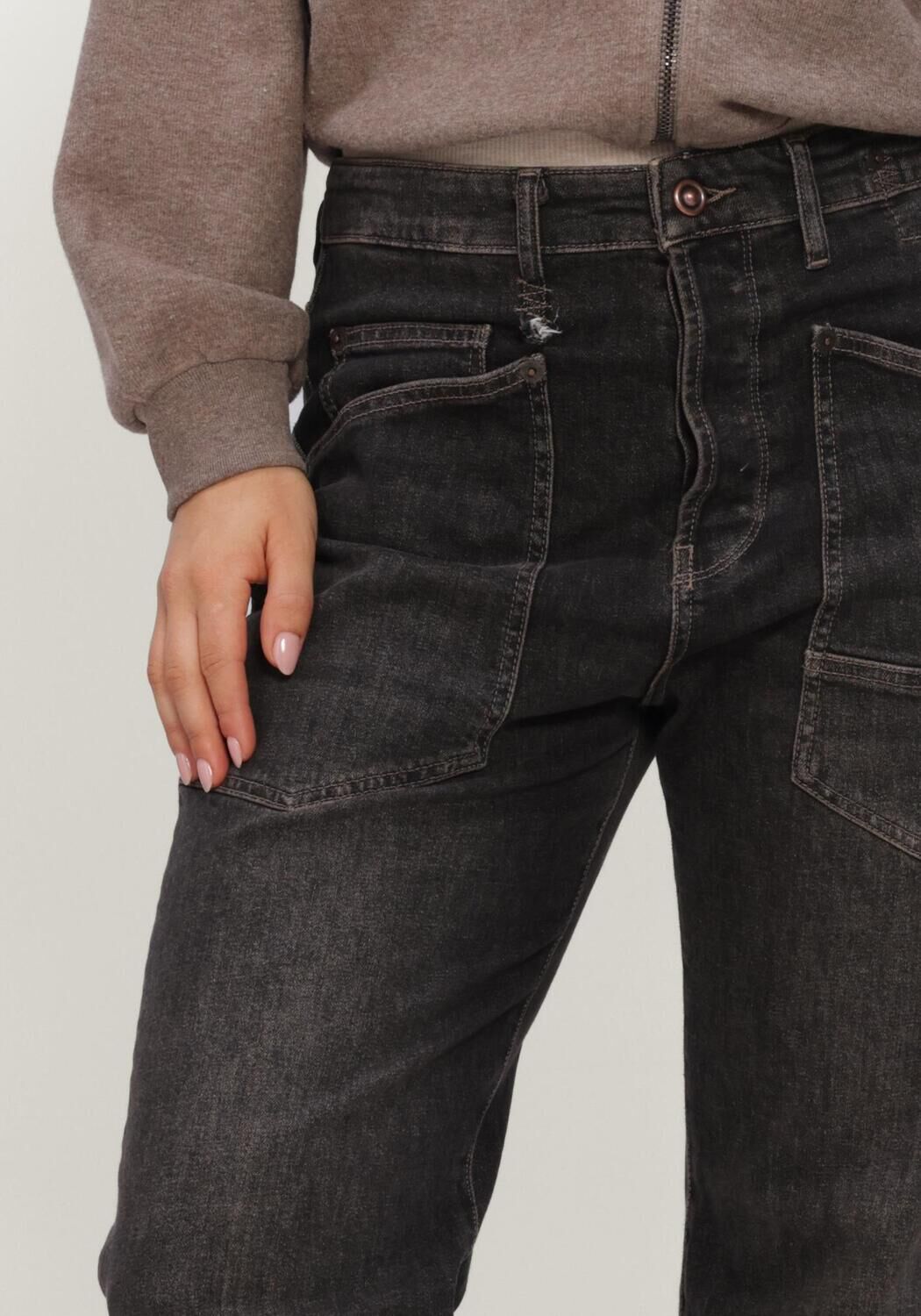 MAC Cargo jeans 0361L AUTHENTIC COMFORT DENIM BAGGY RELAXED FIT Gris fonc&eacute; - large