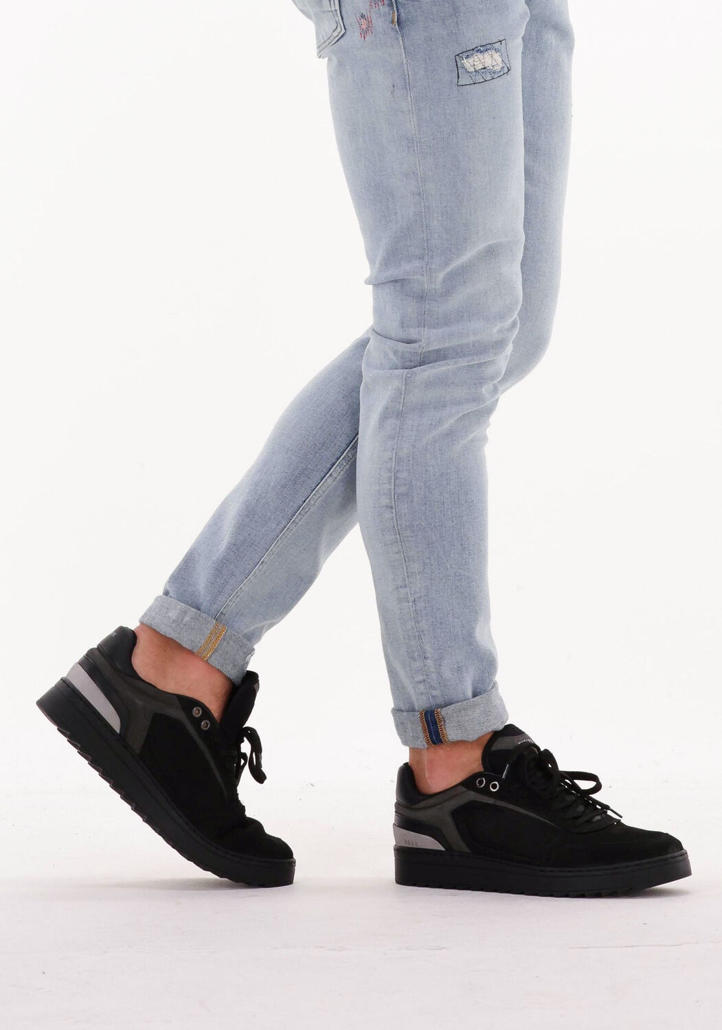 Zwarte NUBIKK Sneakers CLIFF CANE - large