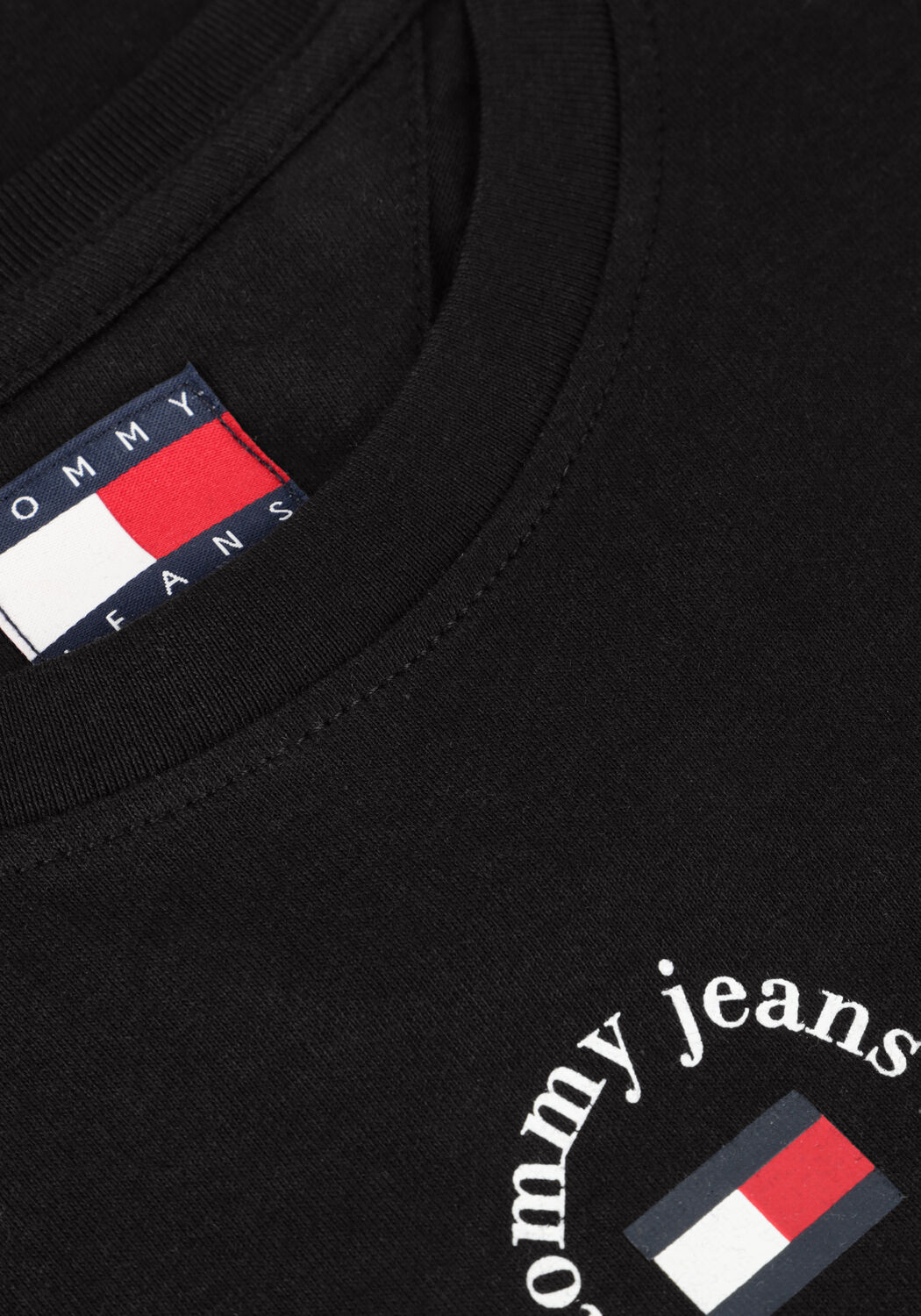TOMMY JEANS T-shirt TJW SLIM ESSENTIAL LOGO 2 TEE en noir - large