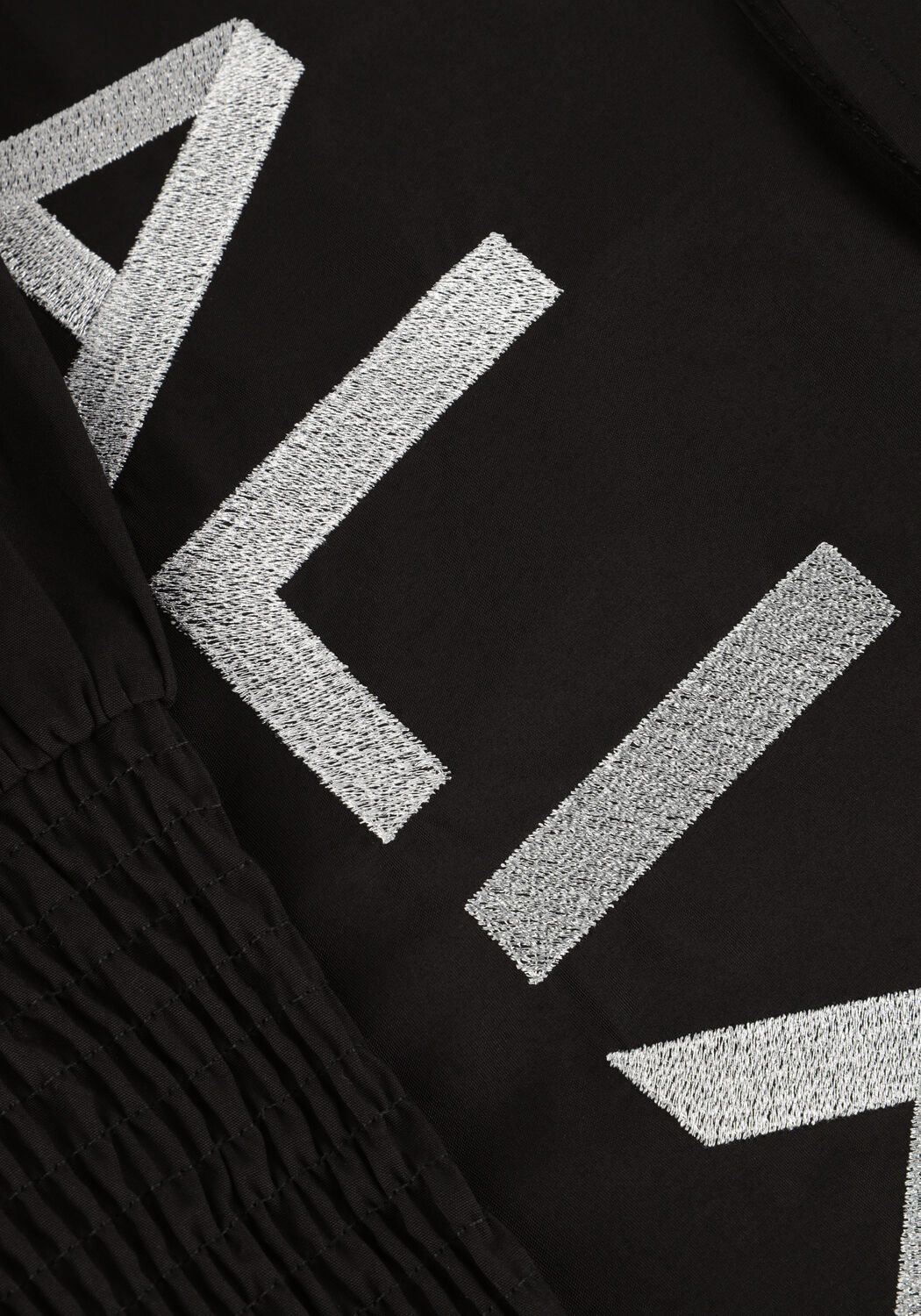 Zwarte ALIX THE LABEL  LADIES WOVEN OVERSIZED BLOUSE - large