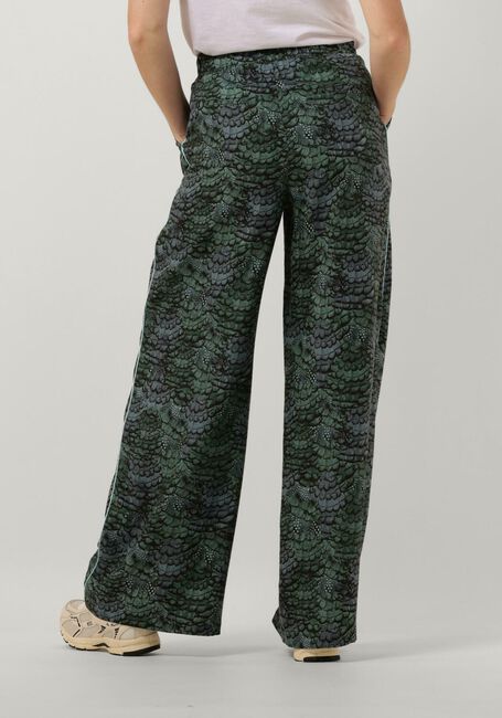 SCOTCH & SODA Pantalon large ELENI HIGH-RISE WIDE LEG PYJAMA PANT en vert - large