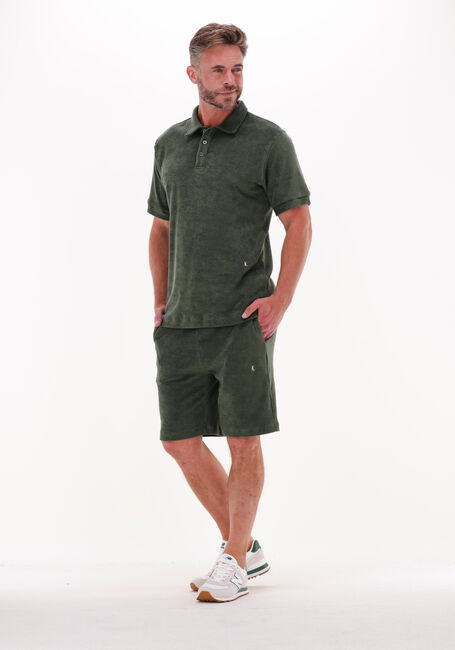 KULTIVATE Pantalon courte SH COMFY en vert - large