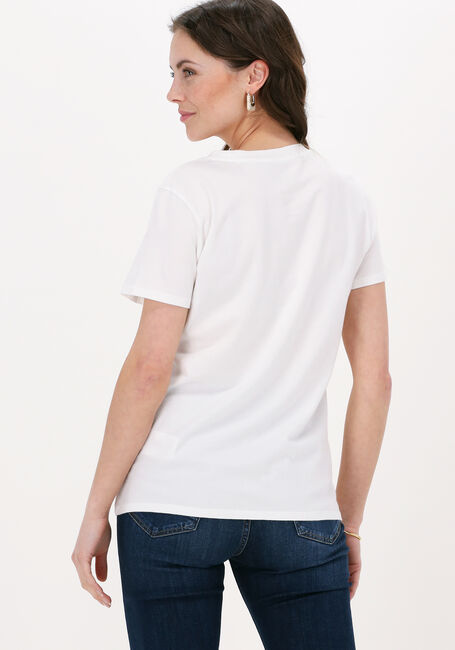 GUESS T-shirt EMBLEM LOGO EASY FIT en blanc - large