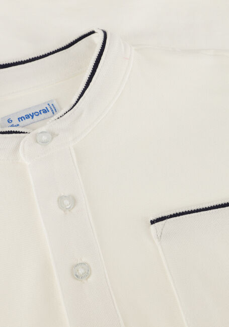 MAYORAL Polo MAO NECK en blanc - large