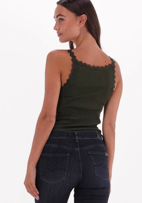 CC HEART Haut SILK LACE CAMISOLE en vert - large
