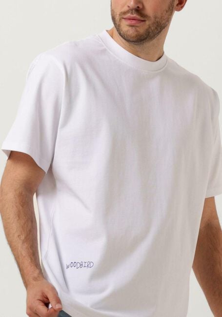 WOODBIRD T-shirt WBBAINE VASE TEE en blanc - large