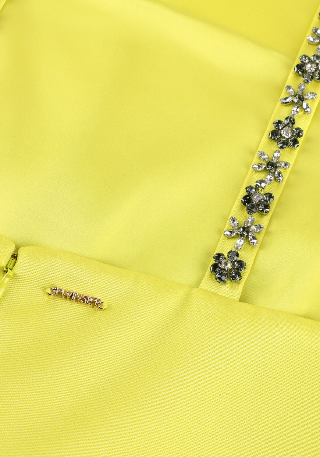 TWINSET MILANO Mini robe 261TP2411 en jaune - large