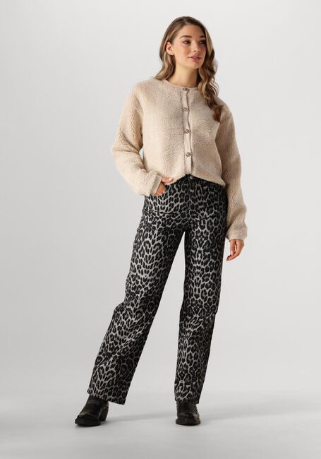 Bruine NEO NOIR Broeken/jumpsuits SIMONA LEOPARD PANTS - large