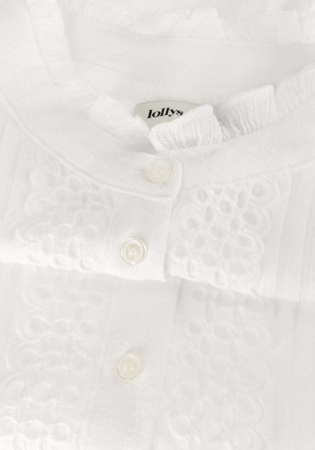 Witte LOLLYS LAUNDRY  ARIELLL SHIRTLS - large