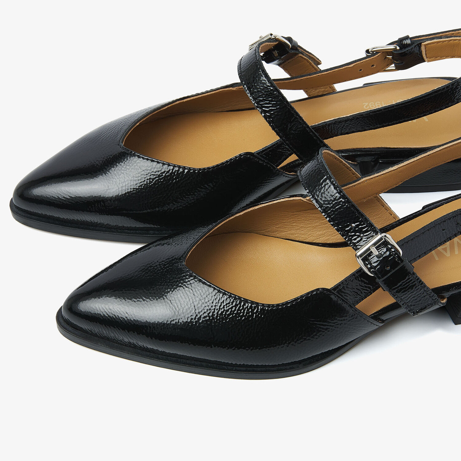 VIA VAI JAZZ VALERIE Slingbacks en noir - large