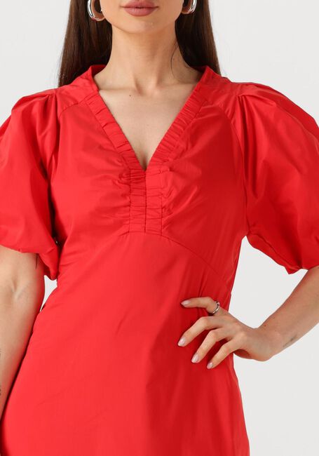 NEO NOIR Robe maxi ILLANA POPLIN DRESS en rouge - large