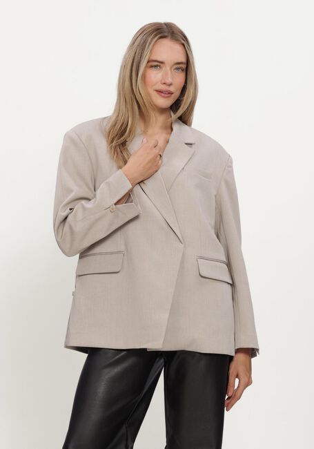 Beige MSCH COPENHAGEN Blazer MSCHMARCELI OVERSIZED BLAZER - large