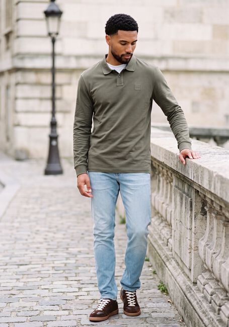 Khaki BOSS ORANGE Polo PASSERBY - large