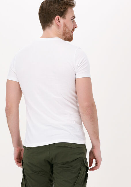 Witte CALVIN KLEIN T-shirt SEASONAL MONOGRAM TEE - large