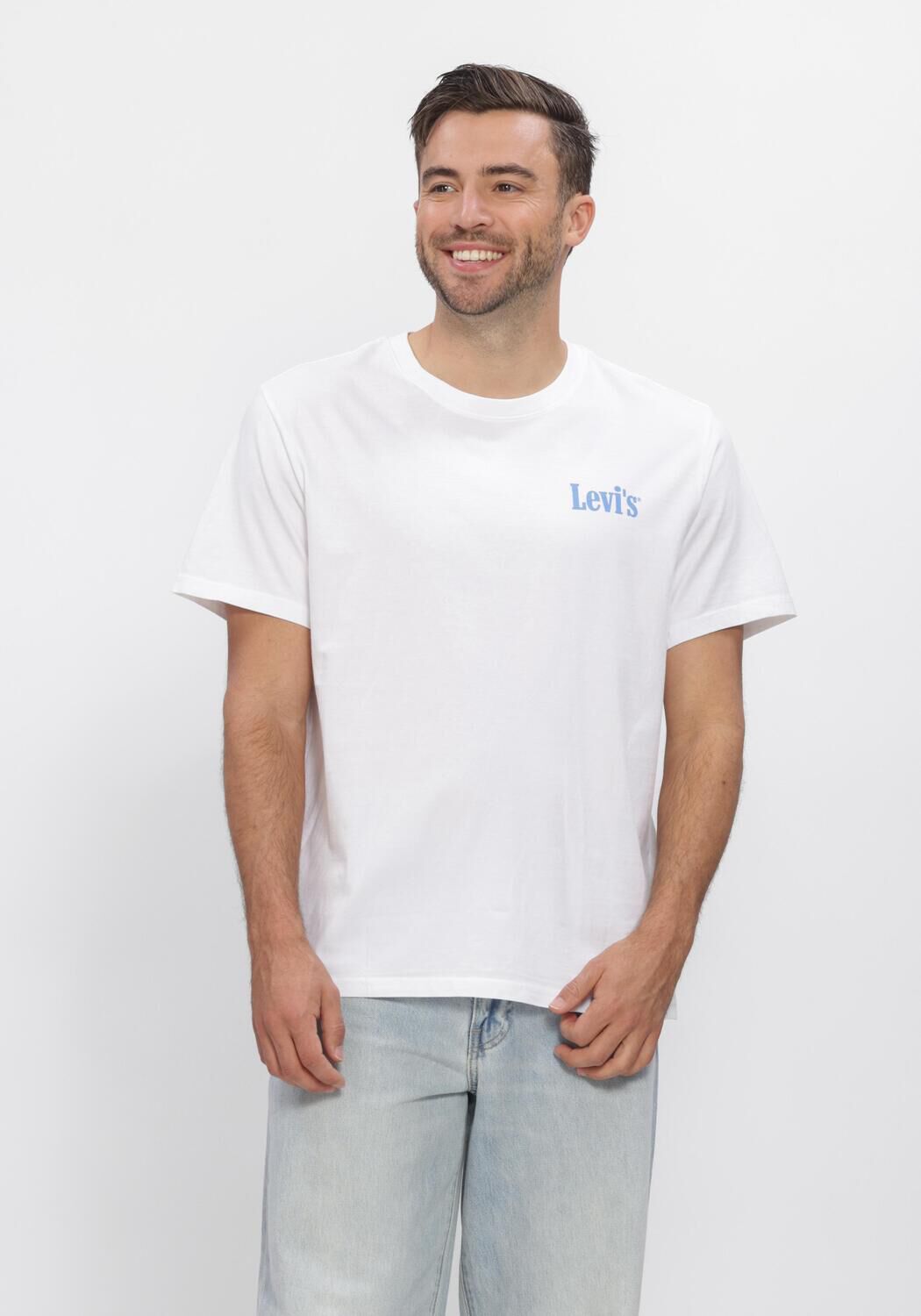 Witte LEVI'S T-shirt SS RELAXED FIT TEE - large