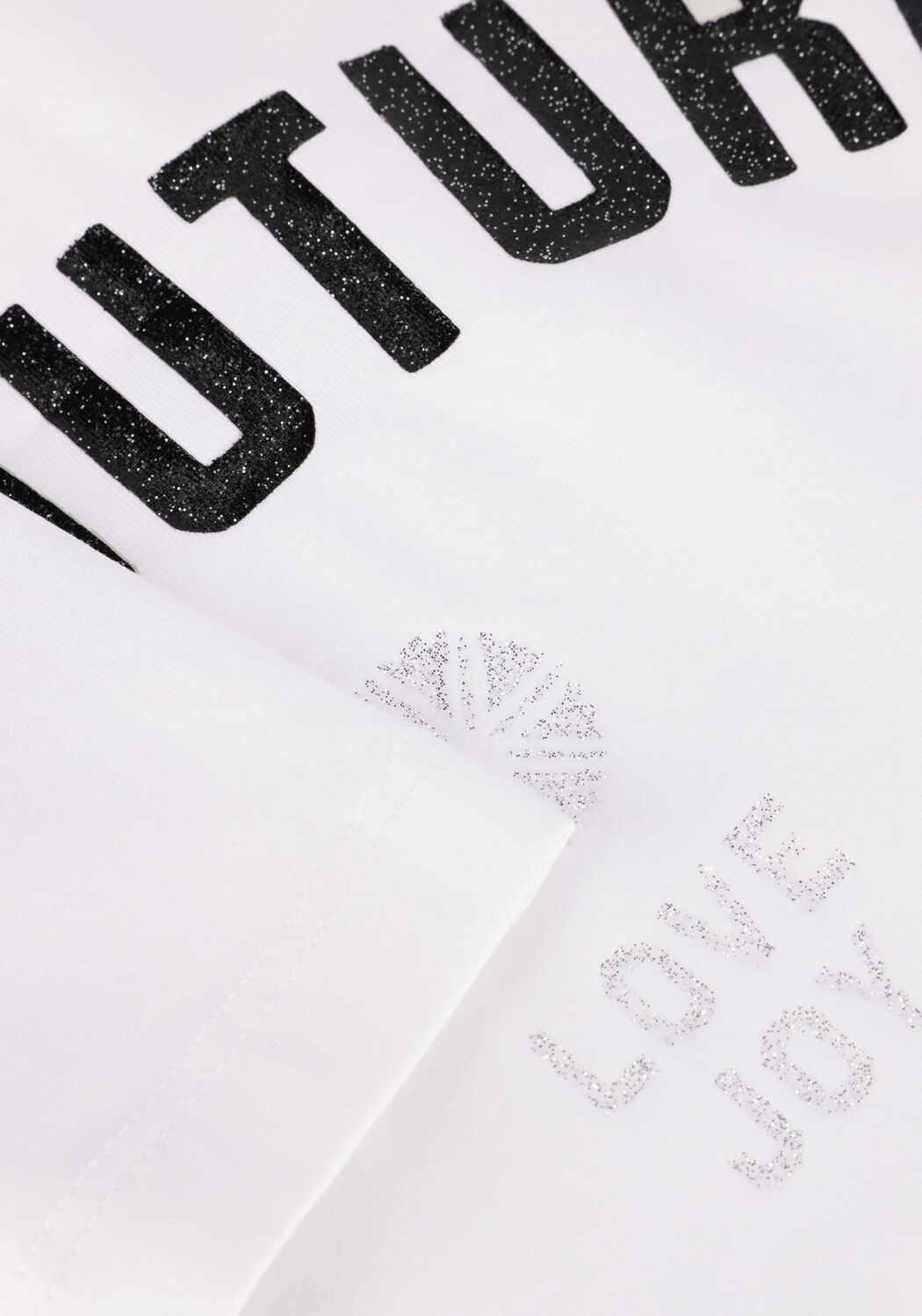 Witte CO'COUTURE T-shirt COCO LJ GLITTER TEE - large