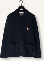 Blauwe SCOTCH & SODA Jack WOOL-BLEND KNITTED WORKER JACKET Blauwe SCOTCH & SODA Jack WOOL-BLEND KNITTED WORKER JACKET - medium