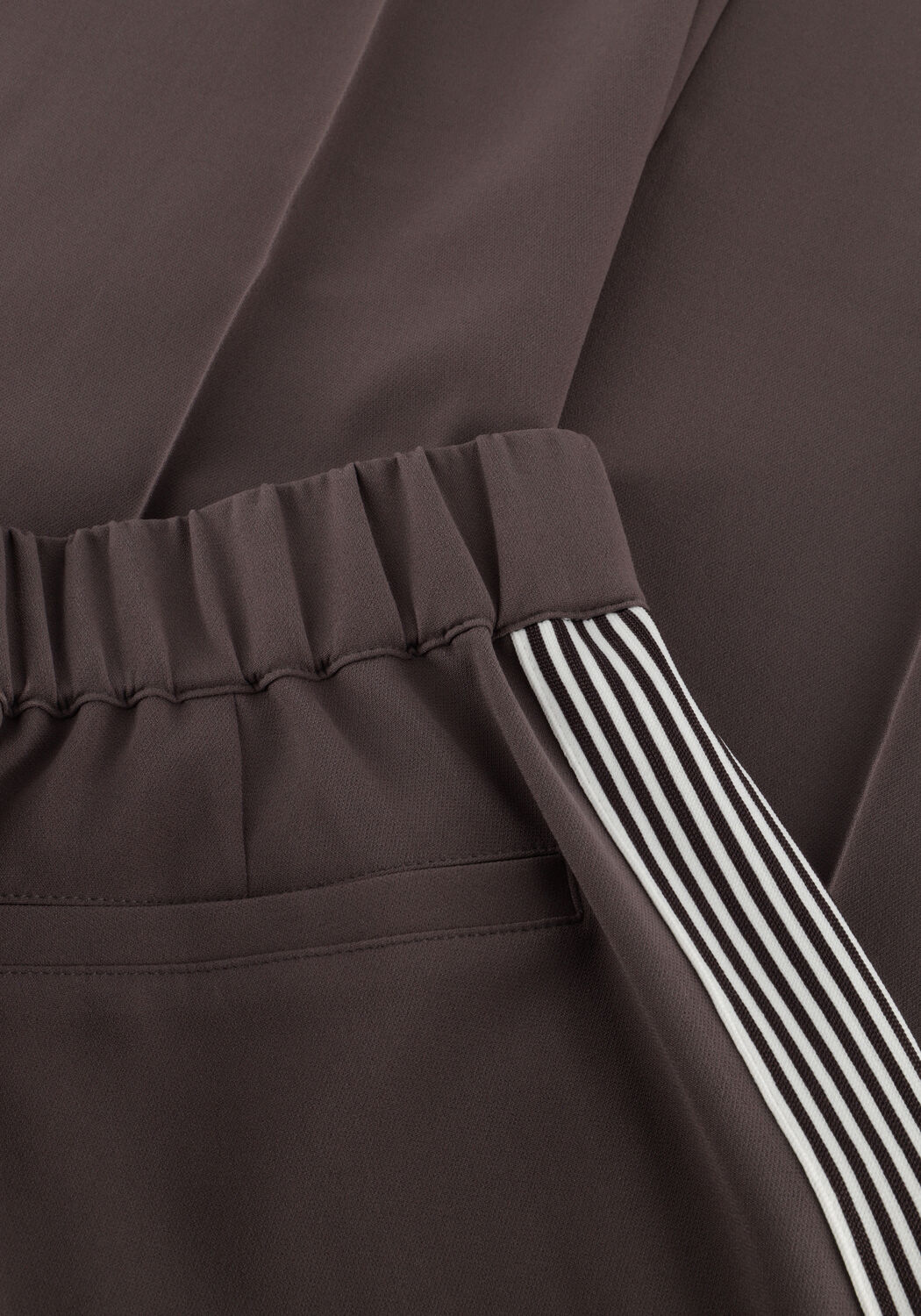 Taupe EST'SEVEN Wijde broek JUNE TROUSER - large