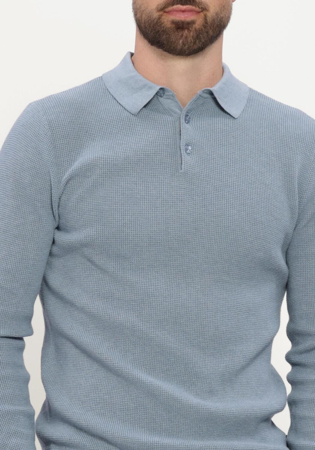 SAINT STEVE Polo SANDER-S Bleu clair - large