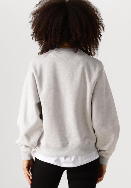 Grijze CALVIN KLEIN Trui CHENILLE MONOLOGO CREWNECK - large