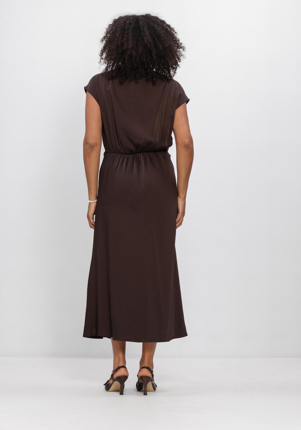 BEAUMONT Robe maxi JOY DRESS en marron - large