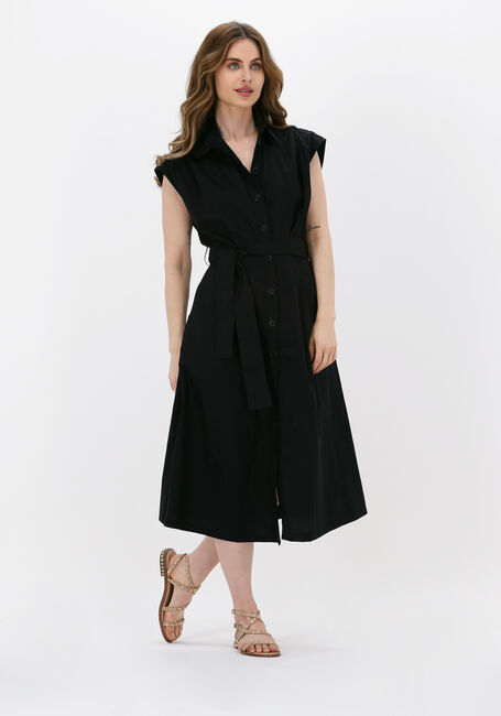 LIU JO Robe midi ABITO LUNGO POPELINE en noir - large