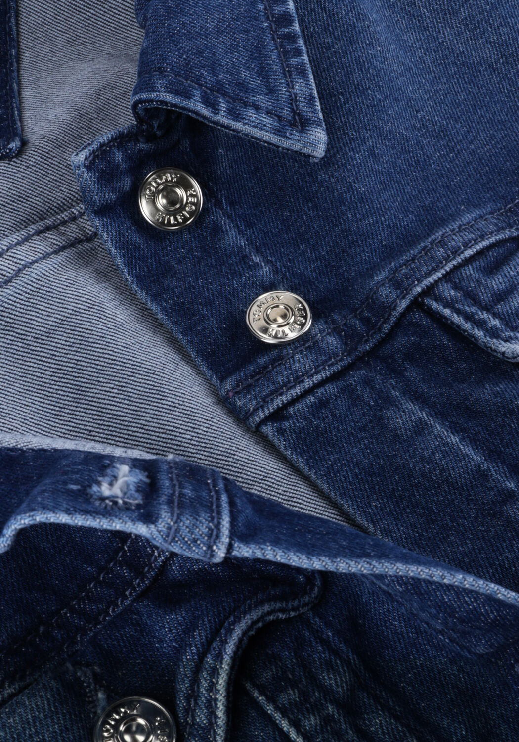 Blauwe TOMMY HILFIGER Spijkerjas DNM SLIM JACKET SUKI - large