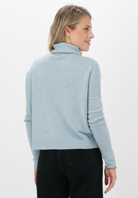 KNIT-TED Col roulé LOIS PULLOVER Bleu clair - large