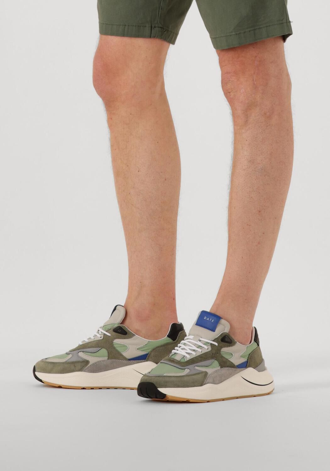 D.A.T.E Baskets basses FUGA en vert - large