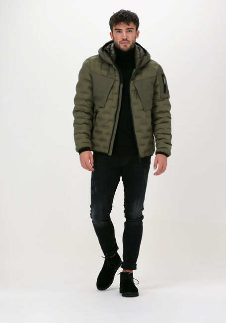 NATIONAL GEOGRAPHIC Veste matelassé HOODED JACKET Olive - large