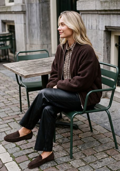 STUDIO AR Jack AHTI WOOLBLEND en marron - large
