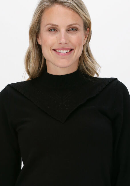 OBJECT Pull SHARON L/S KNIT PULLOVER en noir - large