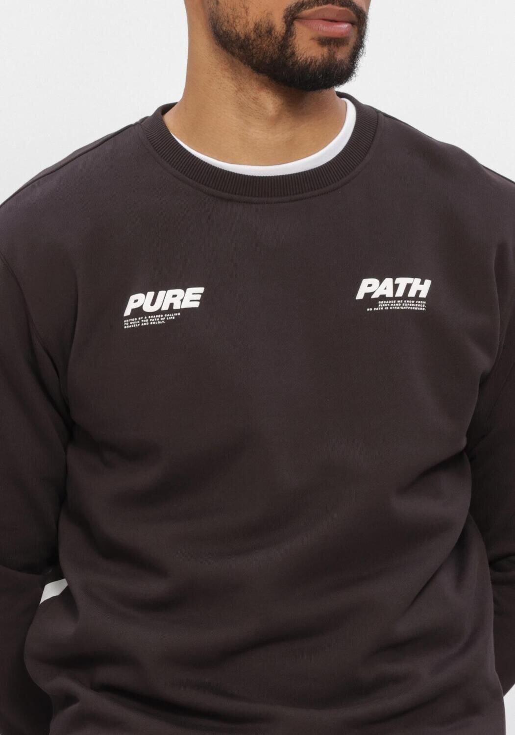PURE PATH Chandail PURE en marron - large