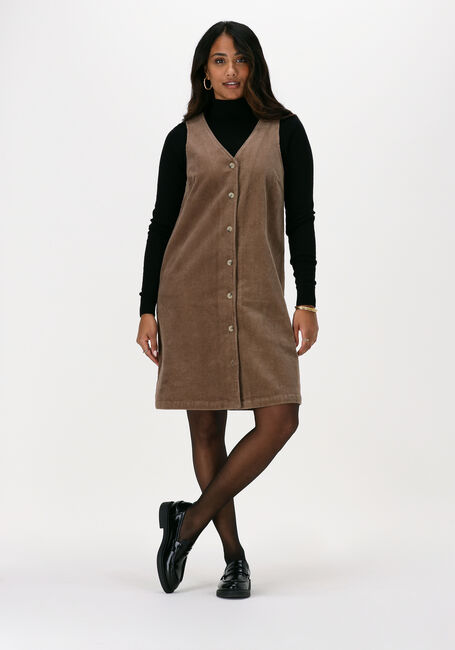 MSCH COPENHAGEN Mini robe FELUCA SL DRESS en marron - large