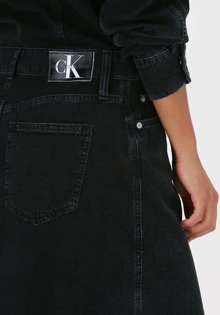 Zwarte CALVIN KLEIN Mini jurk A-LINE DENIM JACKET DRESS - large