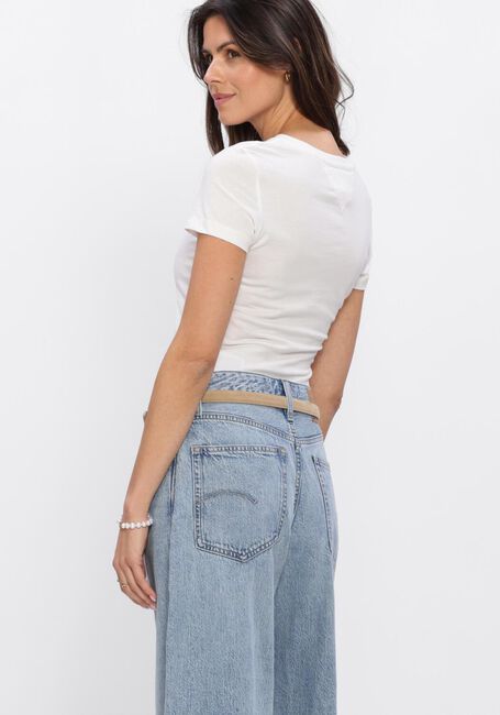 TOMMY JEANS T-shirt TJW SLIM LINEAR TEE EXT en blanc - large