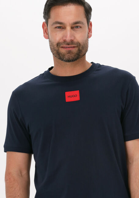 HUGO T-shirt DIRAGOLINA212 Bleu foncé - large