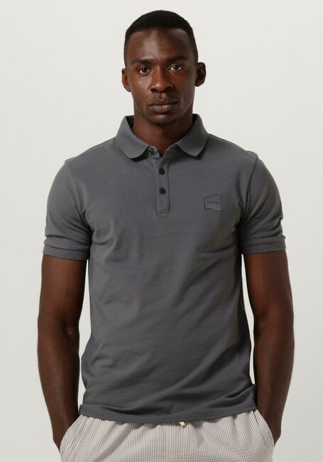BOSS ORANGE Polo PASSENGER Gris fonc&eacute; - large