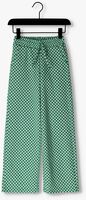 MOODSTREET Pantalon PANTS IN JACQUARD KNIT CHECK en vert - medium