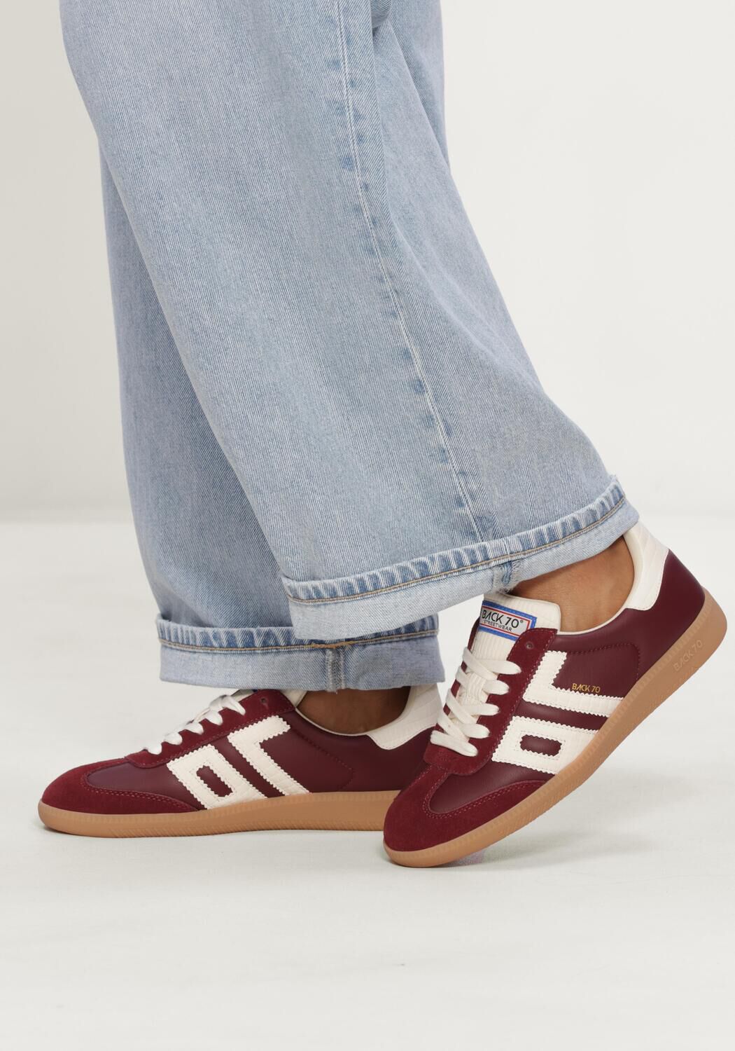 BACK70 Baskets basses CLOUD Bordeaux - large