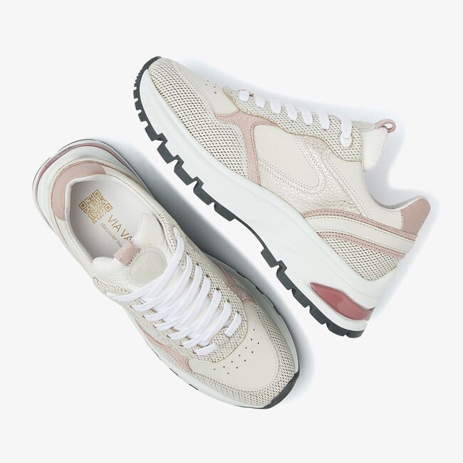 VIA VAI Baskets basses LIZ DULCE en rose - large