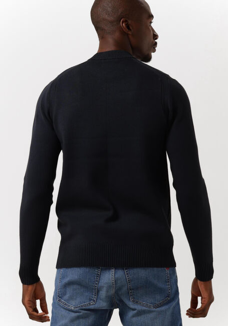 Donkerblauwe DSTREZZED Trui MOCK NECK TECHNO KNIT - large