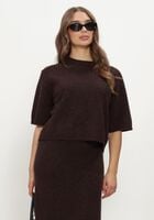 TWIST & TANGO MADINA SHORT SLEEVE KNIT Hauts & T-shirts en marron
