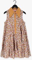 Bruine HUNKON Mini jurk FLEUR