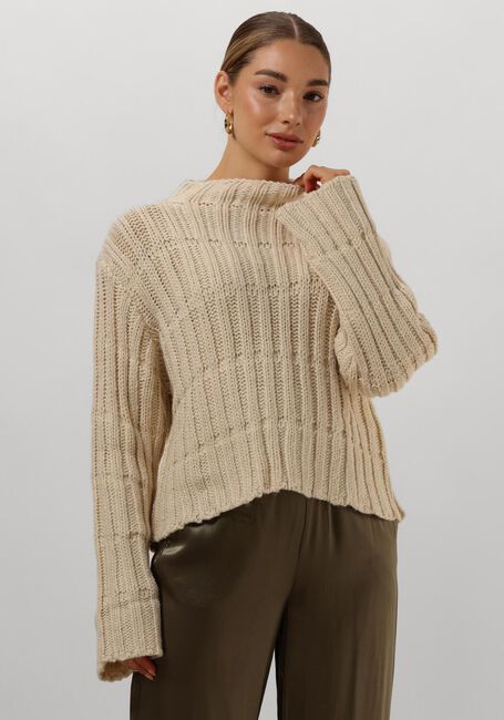 MODSTRÖM Pull FELIPEMD SHORT T-NECK en beige - large