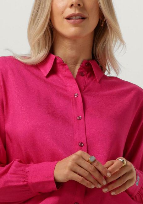 POM AMSTERDAM Blouse MILLY FIERY PINK en rose - large