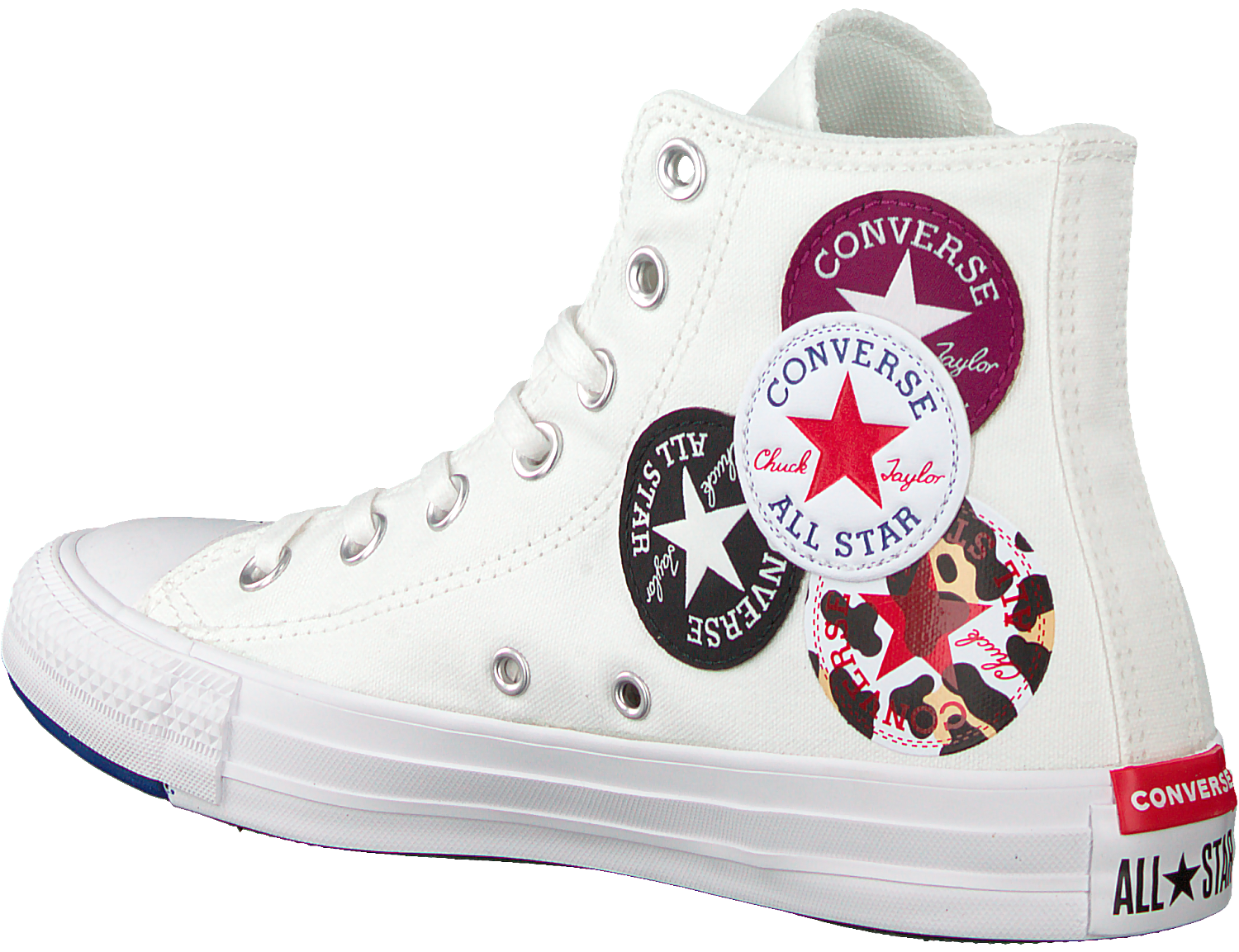 CONVERSE Baskets montantes CHUCK TAYLOR AS MULTI LOGO en blanc Omoda