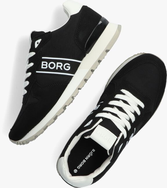 Zwarte BJORN BORG R455 WSH NYL W Lage sneakers - large